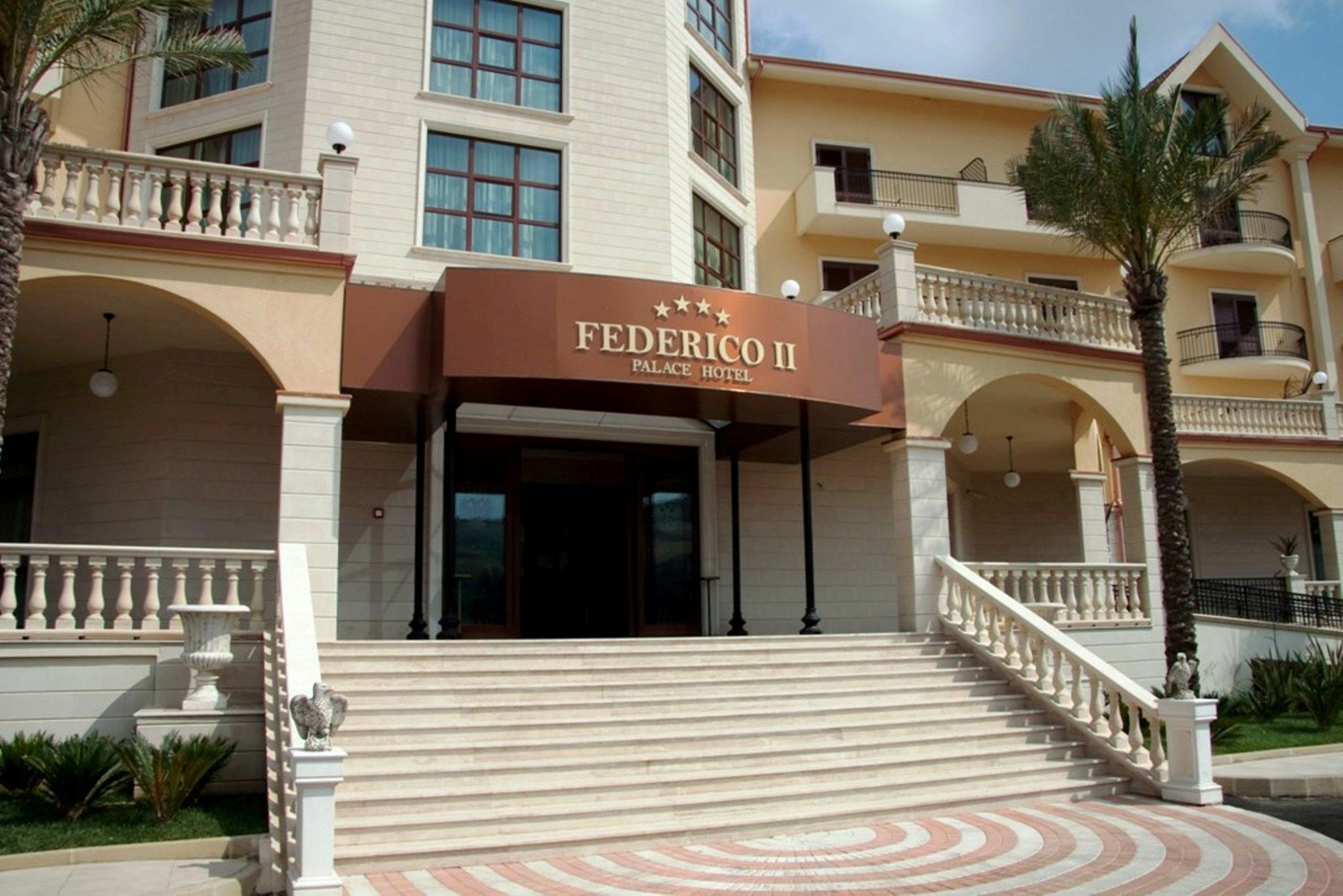 Hotel Federico II Enna Esterno foto