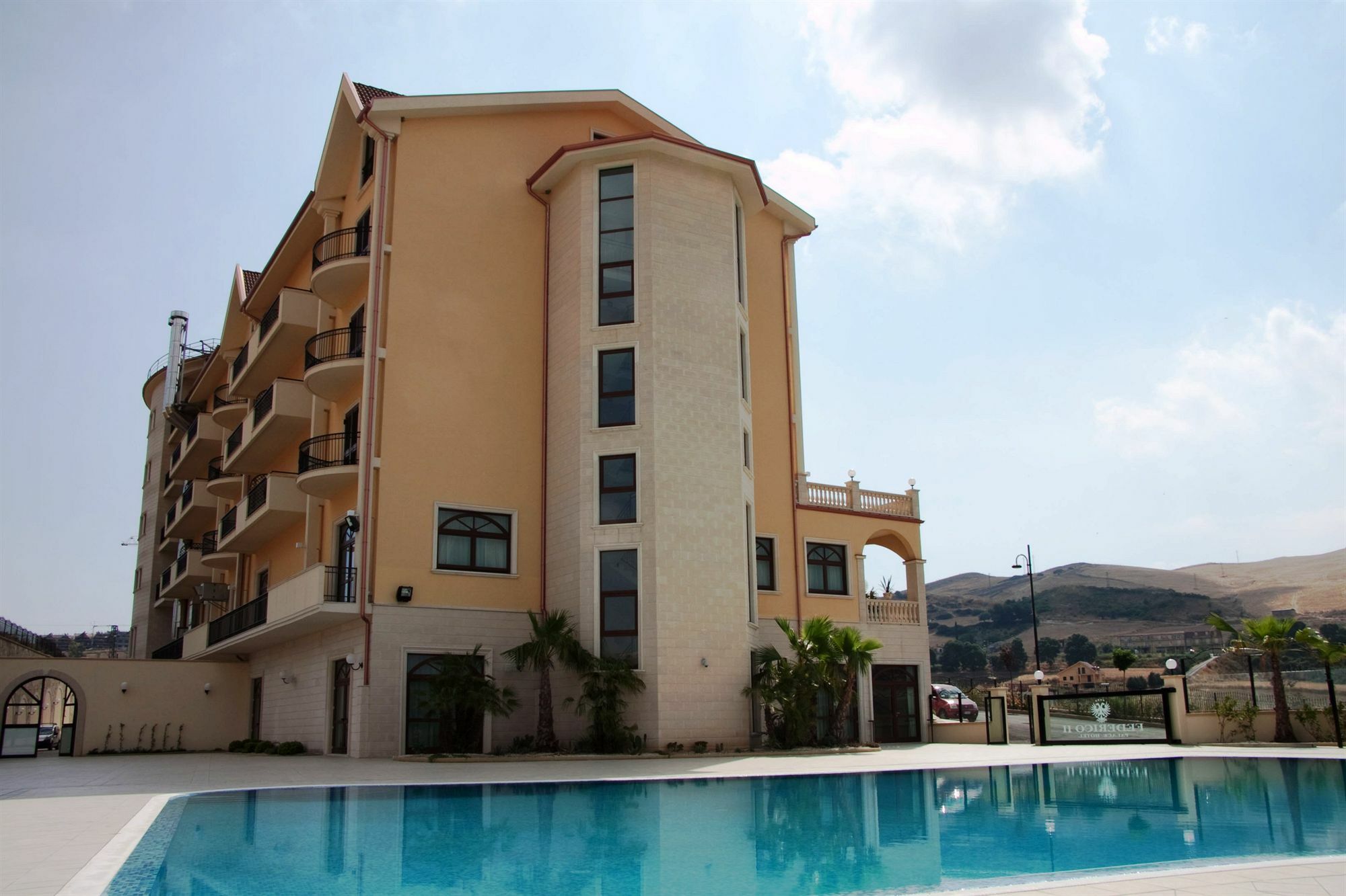 Hotel Federico II Enna Esterno foto